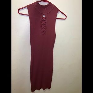 Mini mauve dress